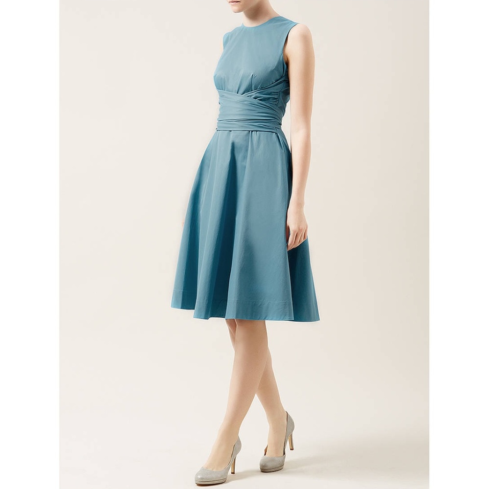 Hobbs Twitchill turquoise wrap dress - NWT